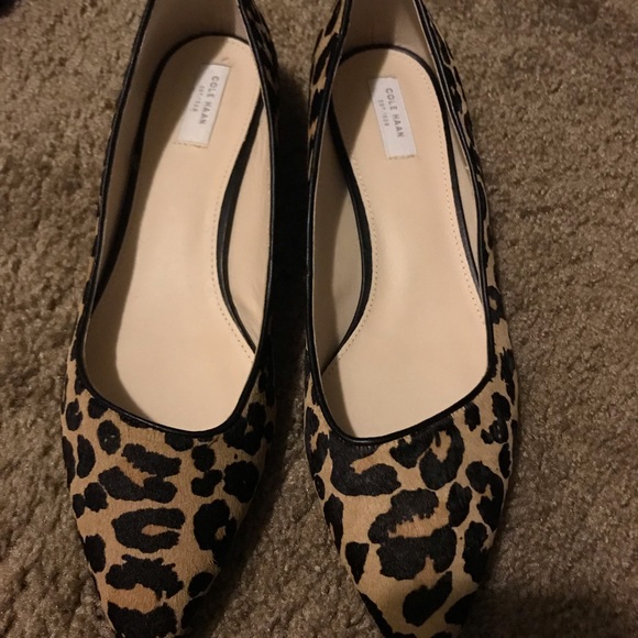 cole haan vesta skimmer leopard